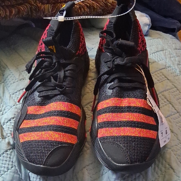 adidas Other - adidas Men's Black and Orange Sneakers